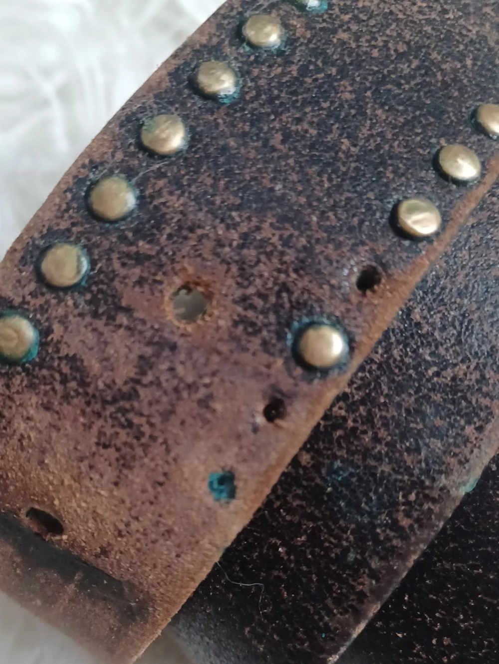 Distressed Leather Belt